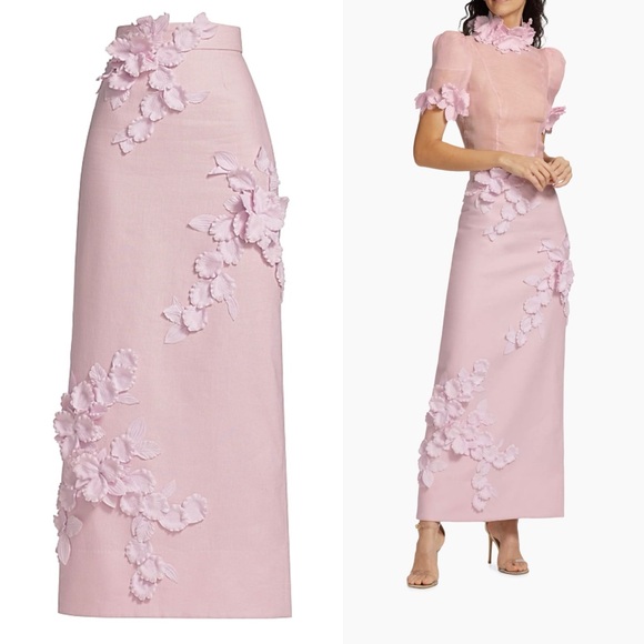 Zimmermann Dresses & Skirts - NWOT Zimmermann High Tide Flower Maxi Linen Skirt Size medium/1